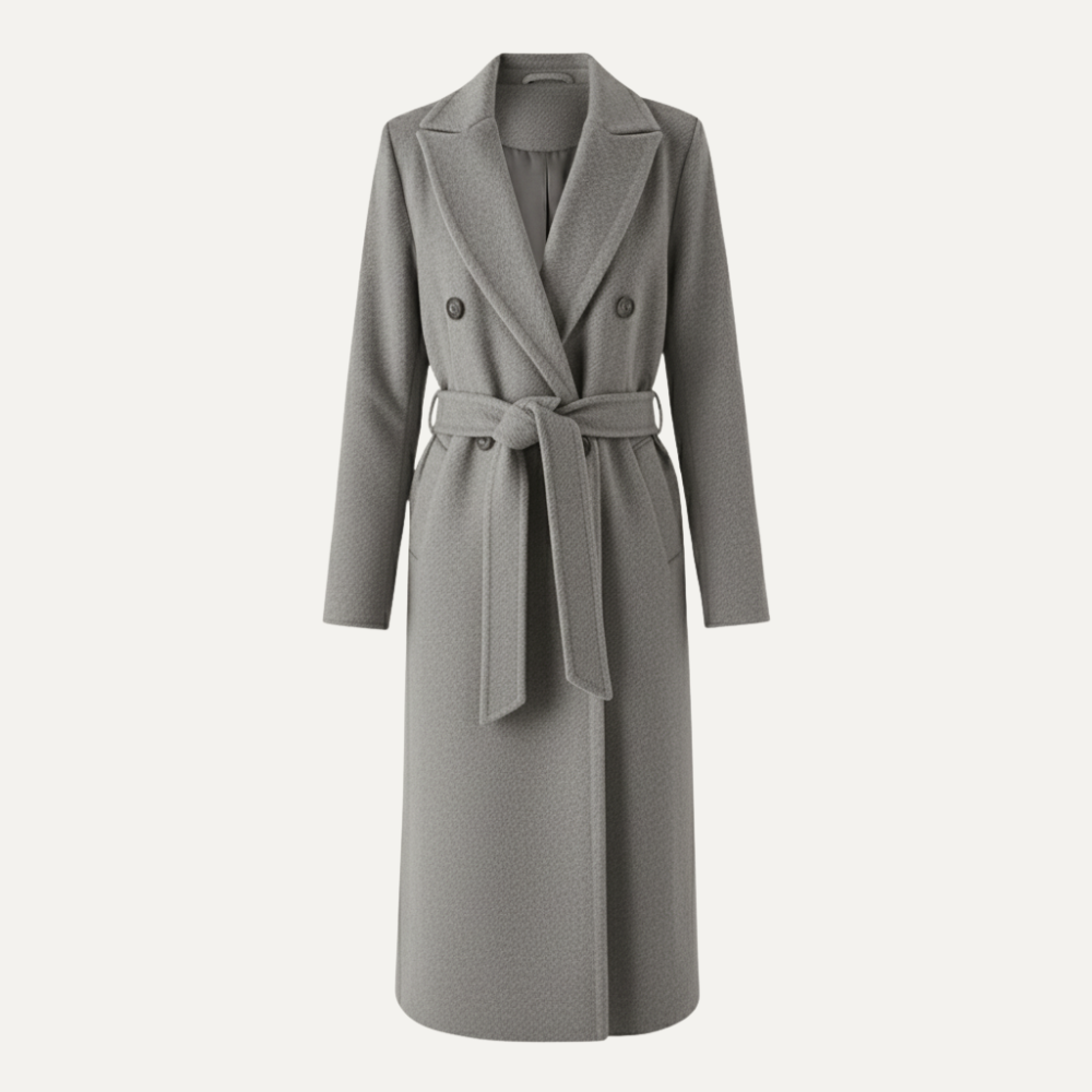 ABRIGO CINTURON LARGO