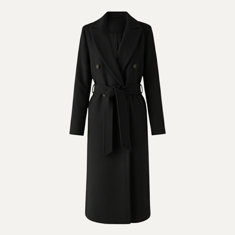 ABRIGO CINTURON LARGO