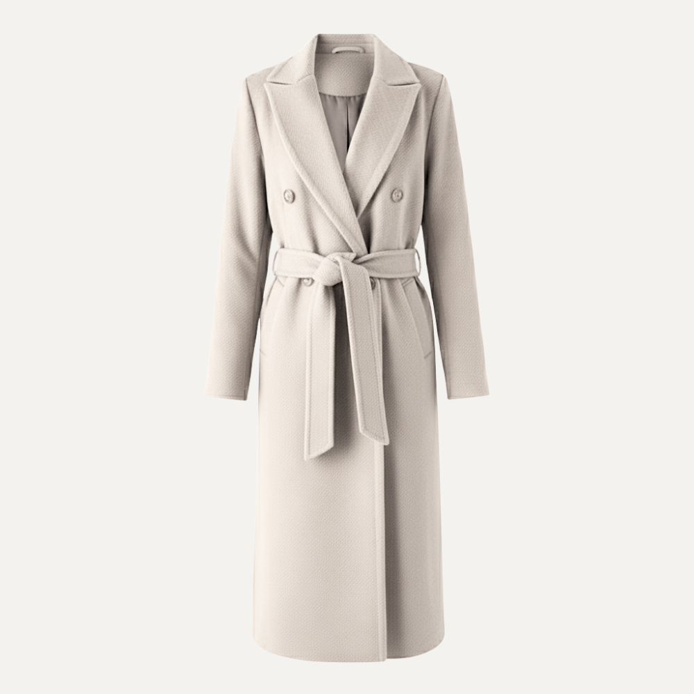 ABRIGO CINTURON LARGO